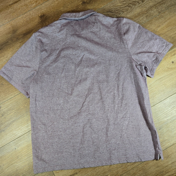 Buffalo David Bitton Polo Shirt Mens XL Red Cotton Short Sleeve Classic Casual - Picture 8 of 8